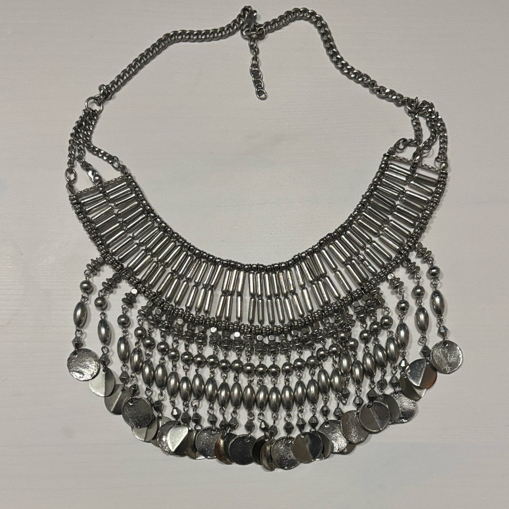Silver Statement Necklace